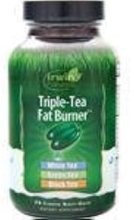 Irwin Naturals Triple-Tea Fat Burner - White, Green & Black Tea - Antioxidant Rich Metabolism Booste