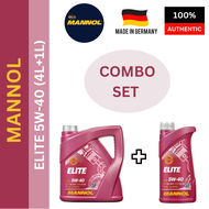 (MADE IN GERMANY) MANNOL 7903 ELITE 5w40 Fully Synthetic Engine Oil 4L+1L = 1 SET 5L