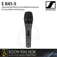 SENNHEISER E 845-S Supercardioid Dynamic Handheld Microphone For Vocal With On/Off Switch (E845-S)