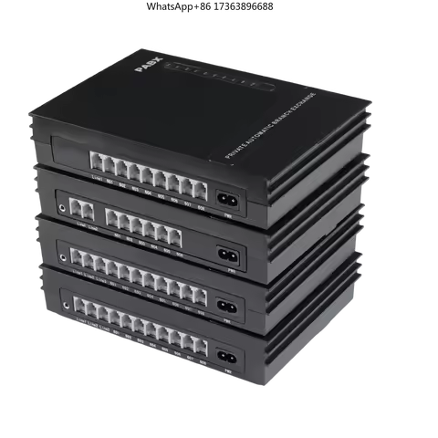 PINWEI MS Series PABX with 6 8 Extensions for Analog Phone Telephone Exchange System PABX for SOHO S