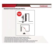 New Entry! Pintu + Kusen Kamar Mandi 200X70 Full Kaca Aluminium Modern