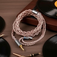 KBEAR Audiophile 4-Core IEM Cable Silver & Furukawa Copper MMCX/2PIN QDC Gold Plated Upgrade Wire