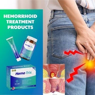 Hemo Trix Capsule for Hemorrhoids  (60Capsule per Bottle + 1 Tube Cream) Almoranas Hemorrhoid Cream