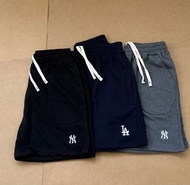 韓國預訂 3色選 MLB NY 刺繡logo 棉質短褲