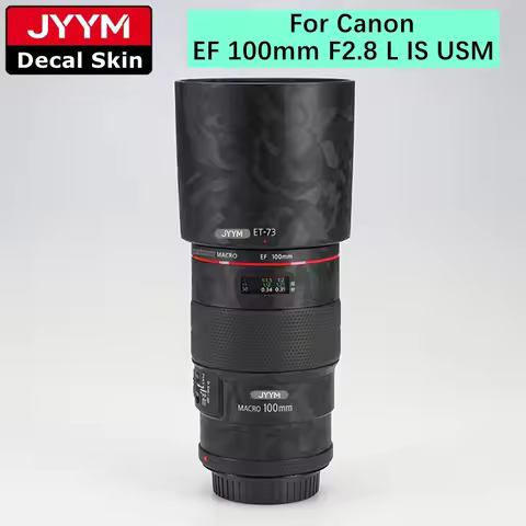 Sticker For Canon EF 100mm F2.8 L IS USM Macro Camera Lens Decal Skin Vinyl Wrap Protective Film Coa