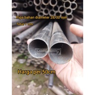 GANTUNGAN Stainless Pipe Exhaust Material Pipe/Clothes Hanger Etc diameter 28mm/32mm Price per 50cm