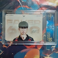 Frame painting of Captain TI FAKER in Frame slab label 10 Point Signed LOL 1458 PSA 3a