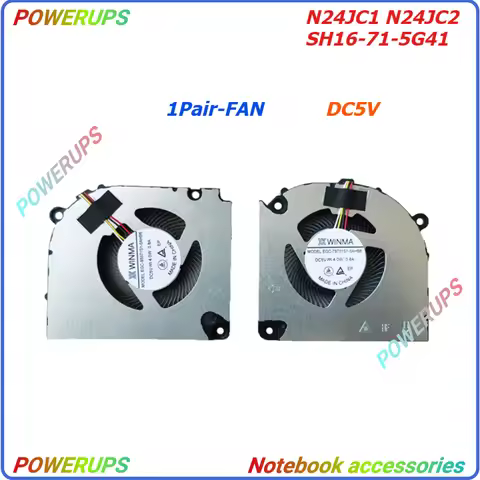 New Laptop/Notebook CPU/GPU Cooling Heatsink/Radiator Fan For ACER Shadow N24JC1 N24JC2 SH16-71-5G41