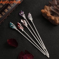 AUGUSTUS Hair Stick Hair Accessories Headwear Metal Hanfu Accessories Vintage Chinese Style Hair Chopsticks