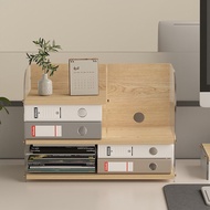 Desktop Bookshelf Organizer Acrylic Desktop Cup Holder Office Desk Organizer Tray Desktop Bookshelf 