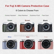 Leather Half Camera Case for Fujifilm XM5 X-M5 XM-5 XM 5 Stylish and Protective Digital Photography 