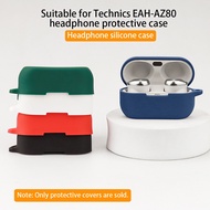 for Technics EAH-AZ80 Earphone Case Solid Color Silicone Headphone Soft Shell Shockproof Washable Ea
