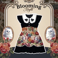 B781 BLT BRAND Vintage Printed Mini Dress