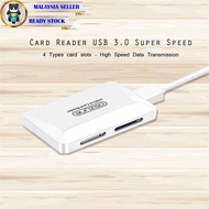 Card Reader USB 3.0 for SD Card Reader TF Card Reader CF Card Reader High Data Transmission Speed Me
