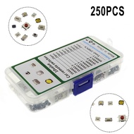 【DAISYG HOT】250PCS Tactile Push Button Switch  Momentary Tact For SMD 10Value Kit
