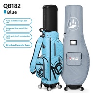 PGM QB182 Hard Shell Waterproof Golf Travel Bag 4 Wheels Telescopic Handle Trolley Case