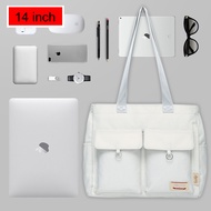 2021Laptop Bag 15.6 14 inch Waterproof Briefcase For Macbook Air Pro Office Computer Shoulder Handbag Large Business Bags Black X61C