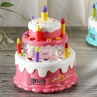 Đồ Chơi Bánh Sinh Nhật 3 Tầng Có Đèn Nhạc Di Chuyển Dành Cho Bé Yêu Đồ Chơi Bánh Gato Sinh Nhật Cho