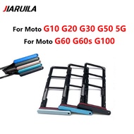 New For Motorola Moto G10 G20 G30 G50 G60 G60s G100 5G SIM Card Slot SD Card Tray Holder Adapter Rep