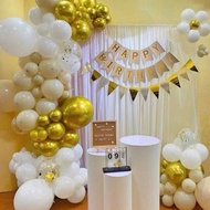 Balloon set with fabric curtain for birthday party decoration birthday decoration set birthday decor