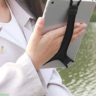 dusur for Triangle Security Hand Strap Holder Finger Grip Elastic Belt for Tablet for 9-10in Tablets Kindle Pad Black