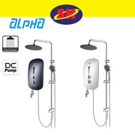 Alpha SMART 18i Plus Rain Shower Water Heater (DC Pump)