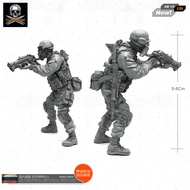 1/35 Resin Figure Soldier Model For Special Soldiers Of Modern Russian Anti-terrorist Force AH-16
