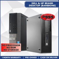 Assorted Brand Desktop PC Computer BAREBONE (NO CPU, NO RAM, NO HDD) | AMD A4 / Intel 4th Gen / Intel 6th Gen | Gilmore Mall | PRELOVED | Dell , HP , Fujitsu