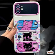 Infinix Smart 8 7 5 2020 Hot 40i 30 30i 30Play 20 20i 20Play Spark Go 2024 Note 12 G96 Hot 8 10 Lite Hot 12 11 10 Play Beautiful Pink Kitty Large Window Lens Phone Case Soft Cover