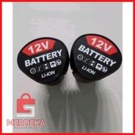 Terbatas!! Baterai bor cas 12Volt battery bor cas bor cordless battery