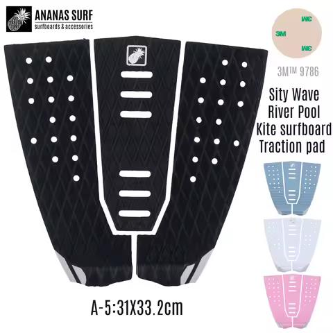 Ananas Surf Shortboard Surfboard Traction Tail Pad Kite Carpet EVA Nonslip Grip
