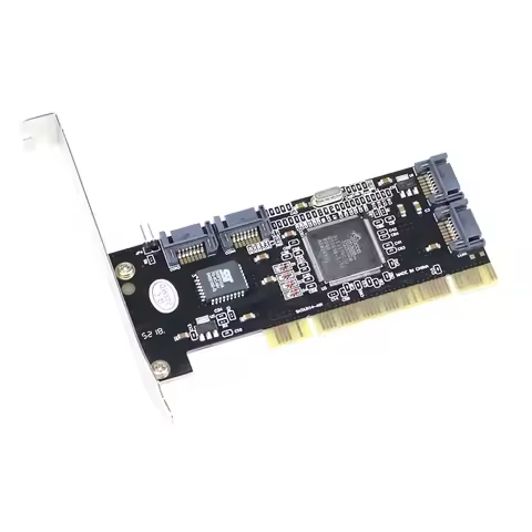 PCI To 4 Ports SATA Internal CONTROLLER RAID CARD 4 SATA SERIAL ATA PCI CONTROLLER RAID CARD Sil3114