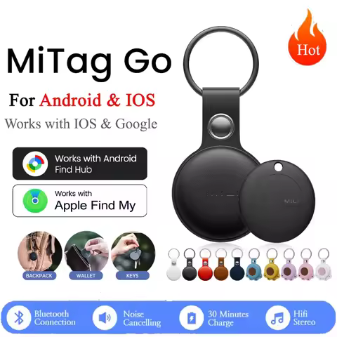 MiLi MiTag Smart Tag GPS Tracker Global Locator Bluetooth Anti-Lost Device for IOS &Google Find Hub
