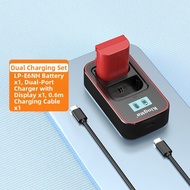 Canon LP-E6NH Camera Battery Charger Set Compatible with 6D 60D 70D 80D R5 R6 R7 5D3 DSLR 7D 5DMark4