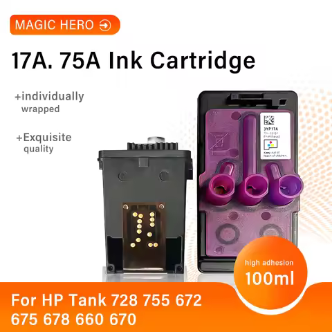 Suitable for HP X4E75AA nozzle 728 755 672 675 678 660 670 printer 3YP17A print head continuous supp