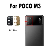 For Xiaomi Poco M3 Back Camera Lens Rear Camera Lens Glass With Glue Adhesive M2010J19CG M2010J19CI