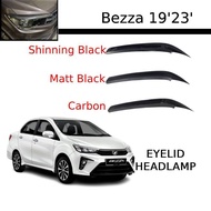 PERODUA BEZZA 2019 EYELID/EYE BROW/HEAD LAMP COVER