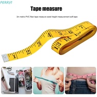 PERRY1 3Pcs Sewing Tailor Tape, 9.8Feet Metric Scale Measuring Soft Tape Measure, Measuring Tool Sof