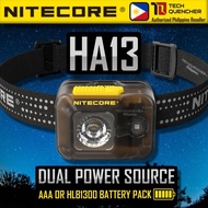 Popular Discounts Nitecore HA13 Headlamp 350 Lumens -Dual Power AAA or HLB1300 - Floodlight + Redlig