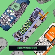 Classic Phone Keychain - 8cm keychain - Nokia 3310 - Sony - GSM phone - Startac - Ipod