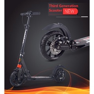 Adult children Kids foldable kick scooter 2wheels Height Adjustable Aluminum Alloy Disc Brake Suspen