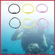 [finebluek7] Scuba Regulator Necklace Food Grade Silicone Secure Elastic Neck Strap for Scuba Diving