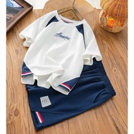 Boys' sports Set, boys' sports uniform clothes, large size up to 53kg (AL Set)