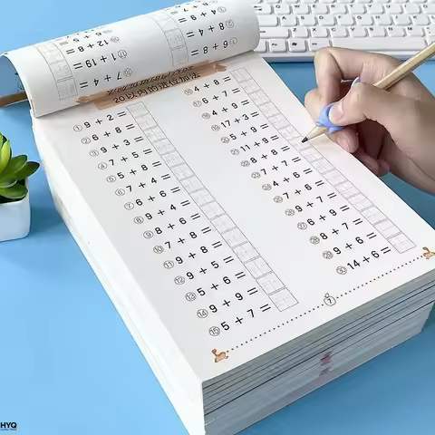 Mathematics Textbook for Kids - 10/20/50/100 Addition & Subtraction Cards Kindergarten Early Educati