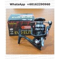 NEW MAGURO REEL EVO ELITE 2000PG, 3000PG, 4000PG, 2000HG, 3000HG, 4000HG Spinning Reel with Free Gif