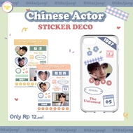 Chinese Actor Sticker deco kiss cut AKTOR CHINA DRACIN CHINESE DRAMA CHINA DRAMA