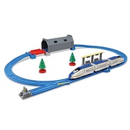 TAKARA TOMY Plarail Light-Up E7 Series Shinkansen Kagayaki Basic Set with Tunnel W290×H230×D125mm