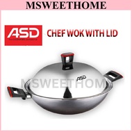 ASD 36CM/40CM Whitford (usa) Marble + Chef Wok + Steel Cover