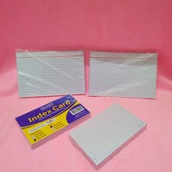 100pcs per pack 1/8 and 1/4 Index Card (3x5 & 4x6) for School and Office paper