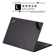 Customized Vinly Self Adhesive Sticker Laptop Matte black  3sides Skin 14'' 15.6'' 13'' Inch Case Lenovo Thinkpad L470 L380 YOGA S2 T420 T430 T440 T450 T460 T480 T490 X1 Carbon